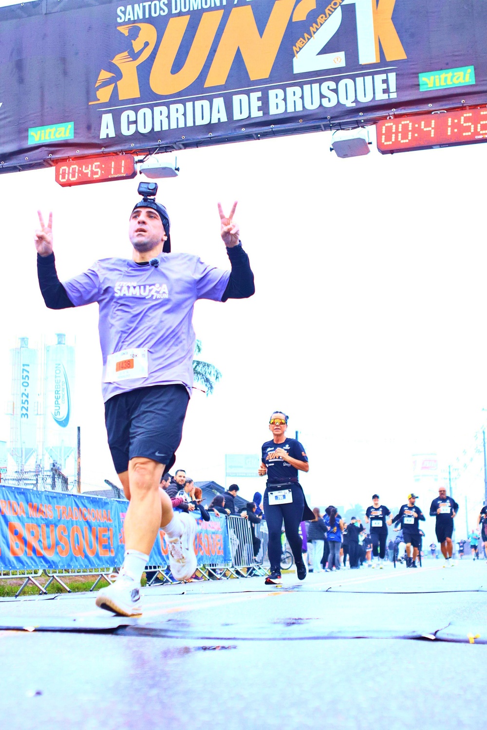 Santos Dumont Run Brusque 2026: corri de brincadeira e quase subi no pódio