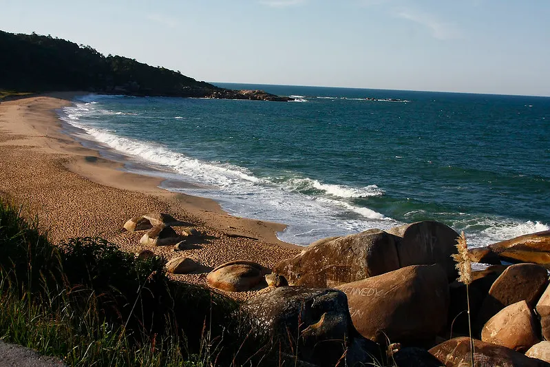 Praia de Taquarinhas na Rodovia Interpraias, Balneário Camboriú